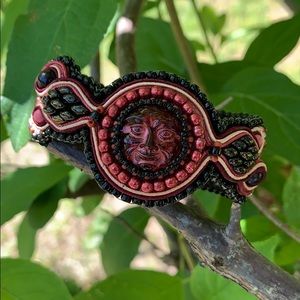 Artisan Beaded Embroidery Soutache Bracelet